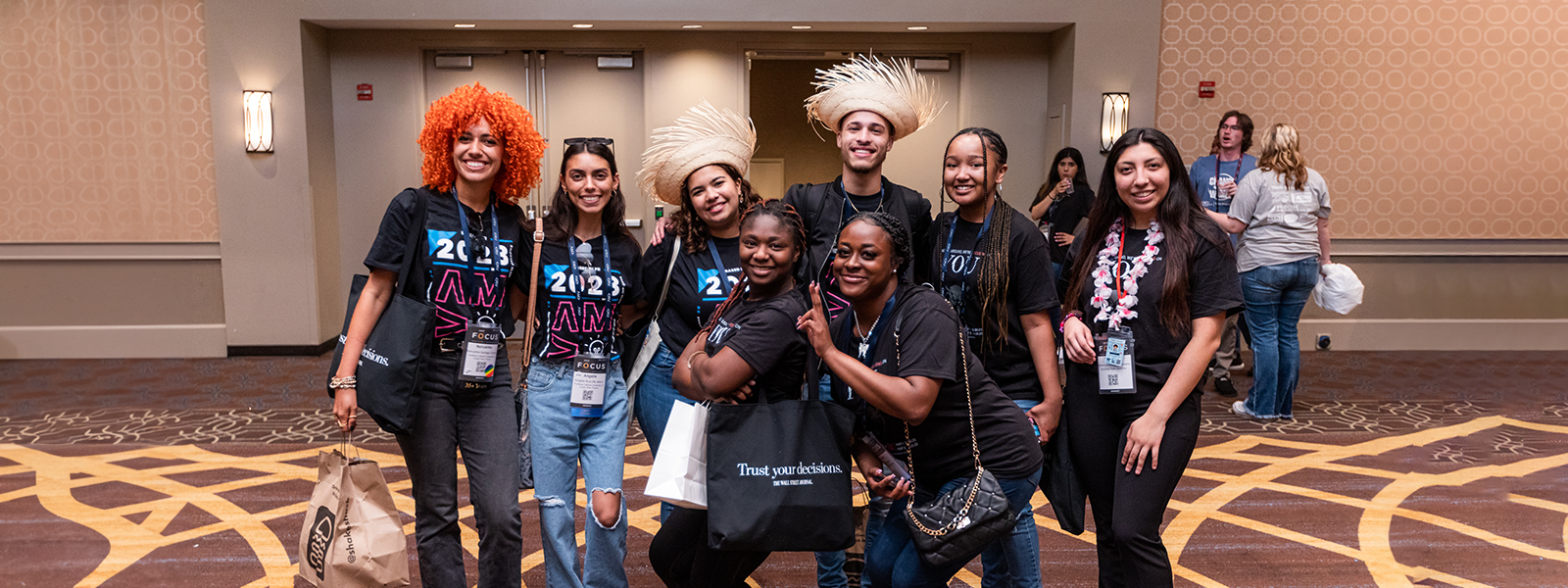 group photo of collegiate students at ICC23